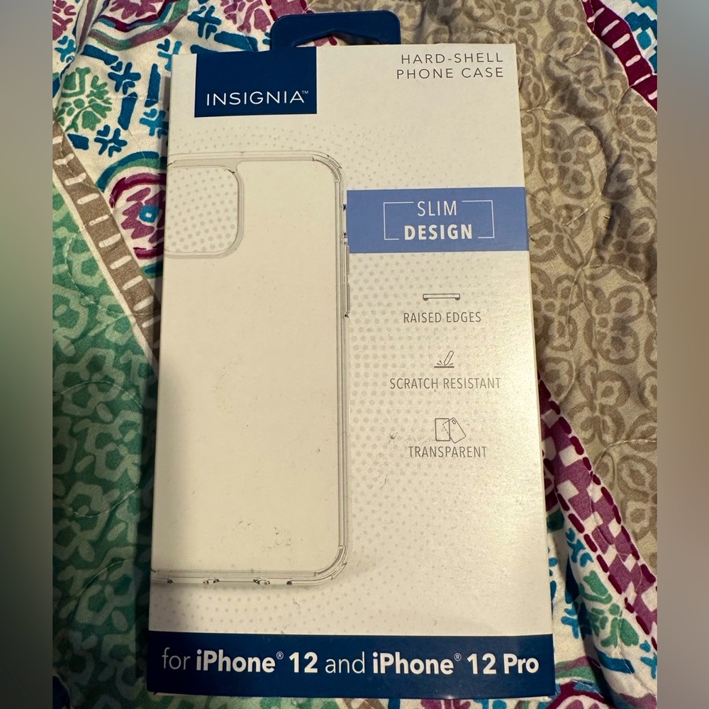 Insignia iPhone 12/12 Pro clear case